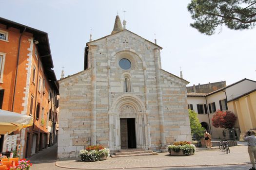 church in Maderno on Garda lake in north Italy