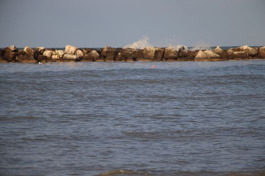 landscape of the Adriatic sea in Italy