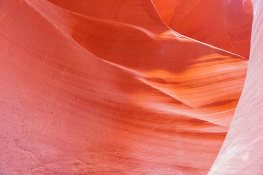 Abstract patterns of Lower Antelope Canyon geology in USA.