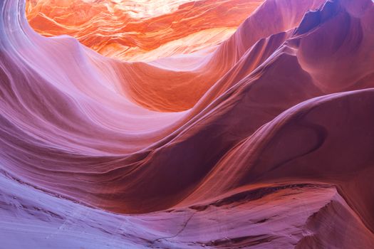 Abstract patterns of Lower Antelope Canyon Page Arizona USA