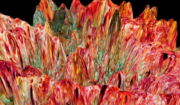 
 Design produced from the combining of Specialist Macro and 3D rendering Photography of Rocks, Minerals , Fossils and other natural materials, producing these stunning Images for use as Wall Art, Background, and Products of all types.