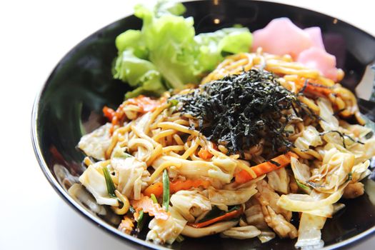 Japanese cuisine, fried noodles Yakisoba 