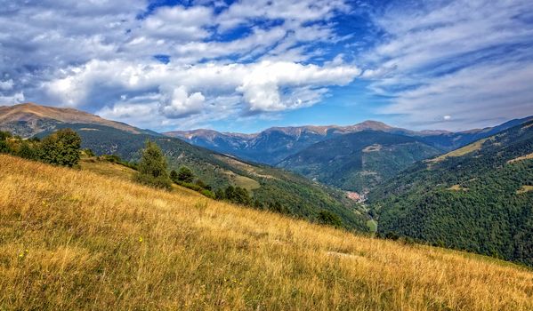 Beautiful mountain peaks in Spain (Pyreness)