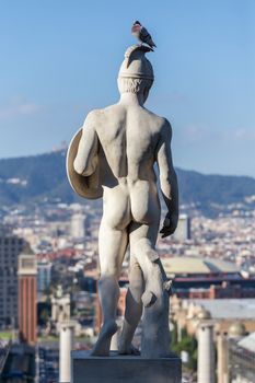  Sculpture and landscape from Barcelona (Spain)