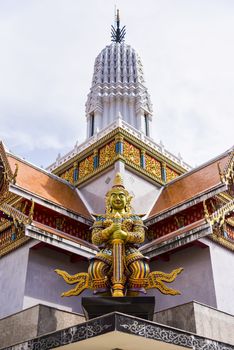 Ayutthaya Thailand June 13, 2020 : Prang of Puttaisawan temple in Ayutthaya, Thailand.