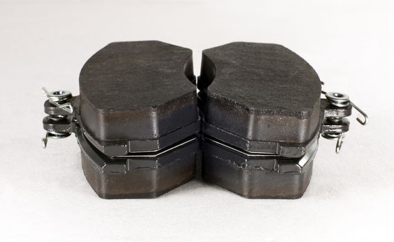 four brake pads for car, parts for drum brake system