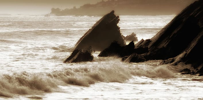 Images of Countryside and Coast.