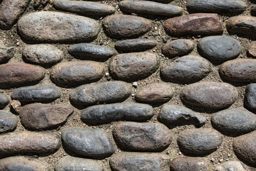 Background of river stones