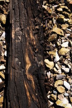 Background of stones in Rio Tinto