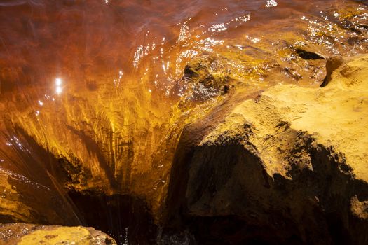 Beautiful landscape in Huelva, Rio Tinto