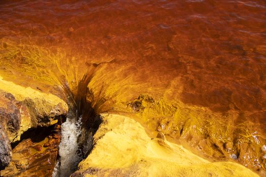 Beautiful landscape in Huelva, Rio Tinto