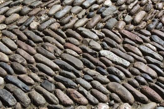 Background of river stones