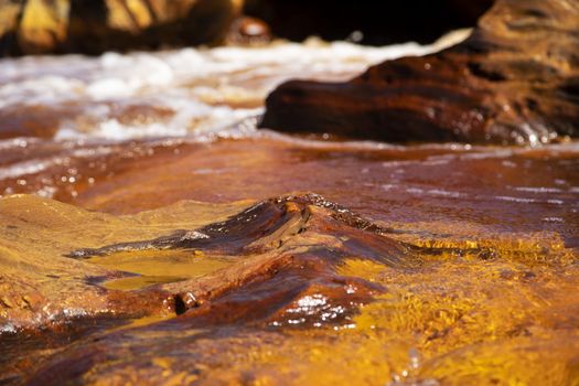 Beautiful landscape in Huelva, Rio Tinto