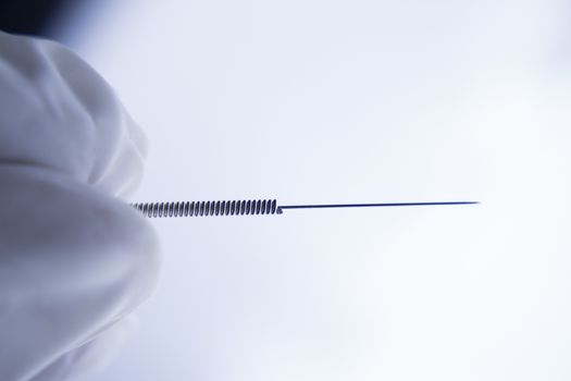 Acupuncture needle for treatment