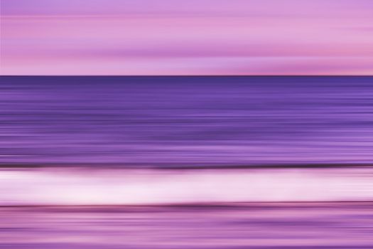 Beautiful background full of color of a seascape in blurred motion.