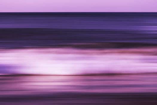 Beautiful background full of color of a seascape in blurred motion.