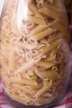 Macaroni italian pasta uncooked