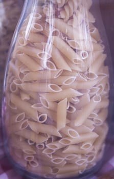 Macaroni italian pasta uncooked
