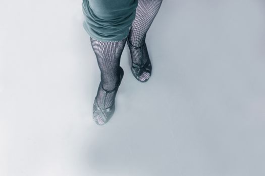 Woman dancing with salsa sandals