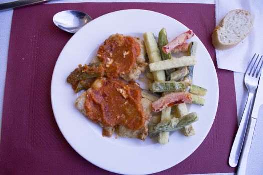 Variety of food with a high cholesterol content