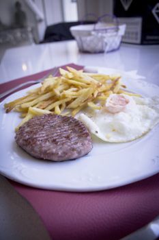 Variety of food with a high cholesterol content