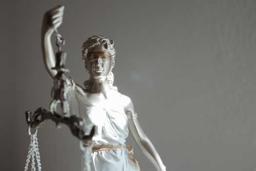 White female statue symbol of justice Themis. This figure has not specific author, no model release needed.