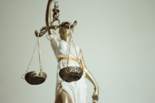 White female statue symbol of justice Themis. This figure has not specific author, no model release needed.