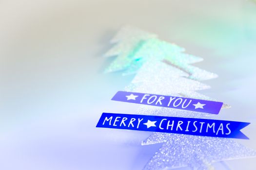 Background with variety of Christmas decoration. Merry Christmas
