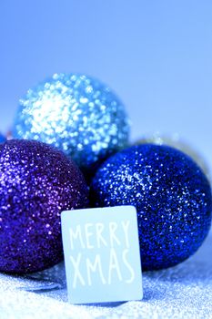 Background with variety of Christmas decoration. Merry Christmas