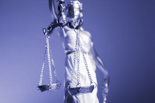 White female statue symbol of justice Themis. This figure has not specific author, no model release needed.