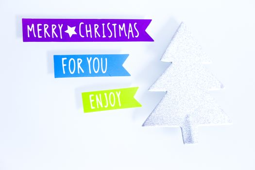 Background with variety of Christmas decoration. Merry Christmas