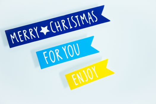 Background with variety of Christmas decoration. Merry Christmas