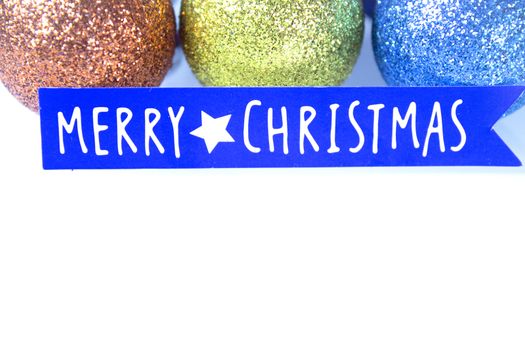 Background with variety of Christmas decoration. Merry Christmas