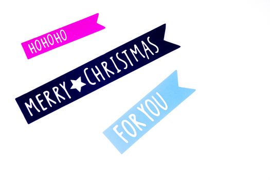 Background with variety of Christmas decoration. Merry Christmas