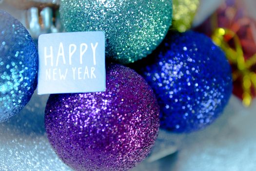 Background with variety of Christmas decoration. Merry Christmas