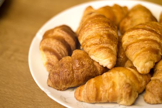Varied bakery pastries. No people