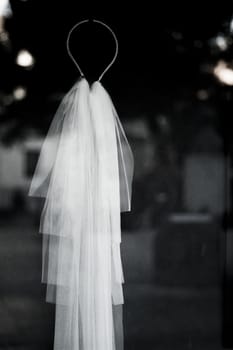 Decoration for the hairstyle of a woman as a wedding guest