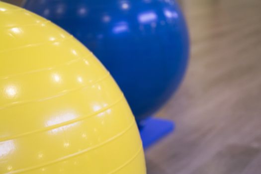 Colored balls for gymnastics and pilates classes