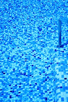 Part of a summer pool. No people
