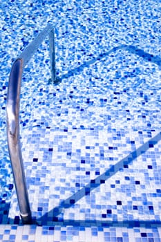 Part of a summer pool. No people