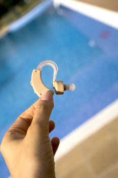 Hearing aid for people with hearing impairment