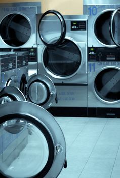 Industrial public laundry. No people
