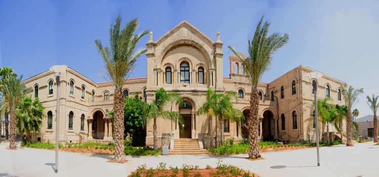 A 19th century Carmelite monastery building in Haifa, Israel