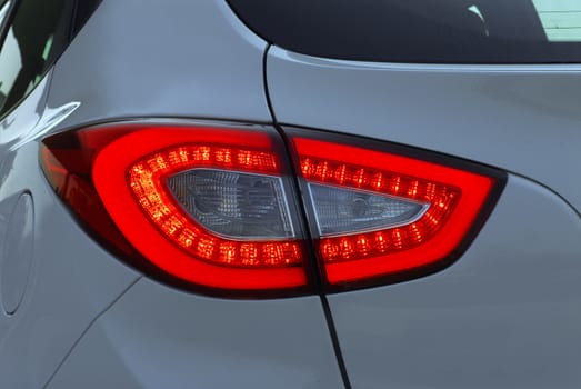 Rear light of a modern car