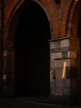 Cremona, Lombardy, Italy - May  5 6 7  2020 - a deserted city  during coronavirus outbreak lockdown phase 2 and economic crisis