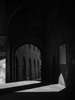 Cremona, Lombardy, Italy - May  5 6 7  2020 - a deserted city  during coronavirus outbreak lockdown phase 2 and economic crisis