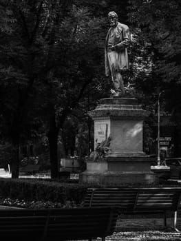 Cremona, Lombardy, Italy - May  5 6 7  2020 - a deserted city  during coronavirus outbreak lockdown phase 2 and economic crisis