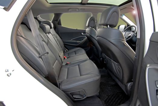 rear seats in passenger car