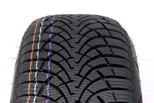 Fragment A brand new modern winter car tire