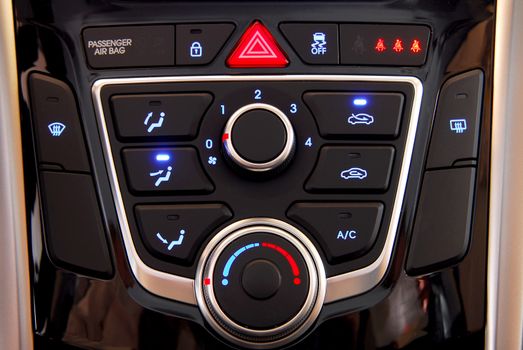 manual switch board in the car